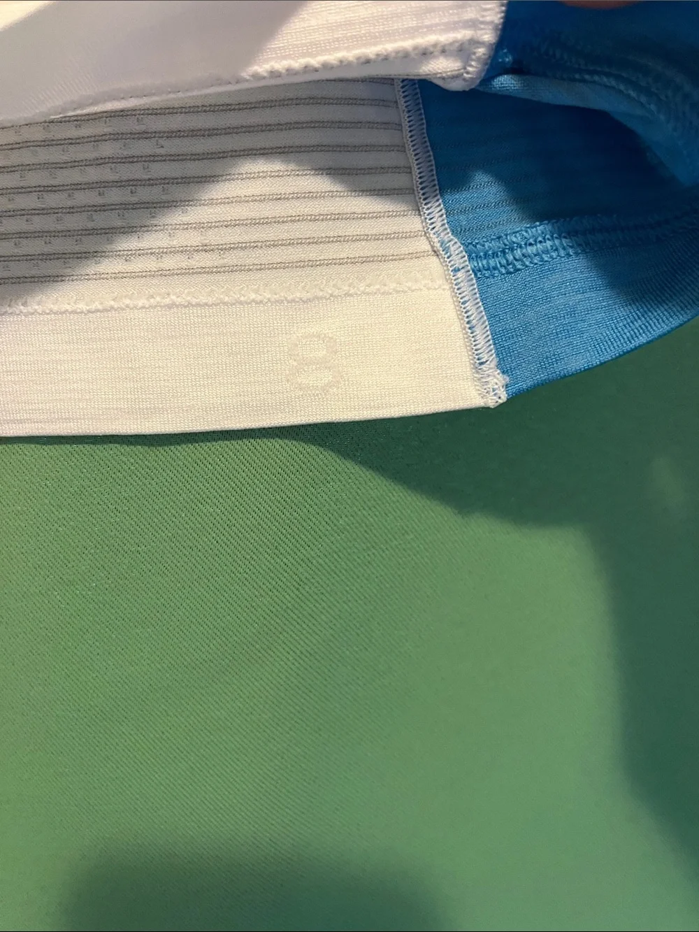 🆕 Lululemon Swiftly Tech Short Sleeve 2.0 Race* white/ocean wave/true navy, sz 8